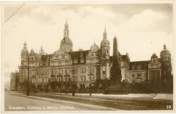 dresden, schloss und wettin obelisk