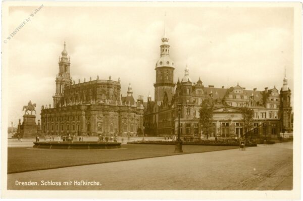 dresden, schloss mit hofkirche