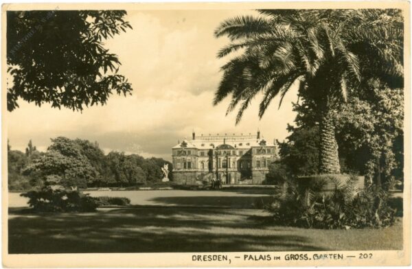 dresden, palais im gross. garten