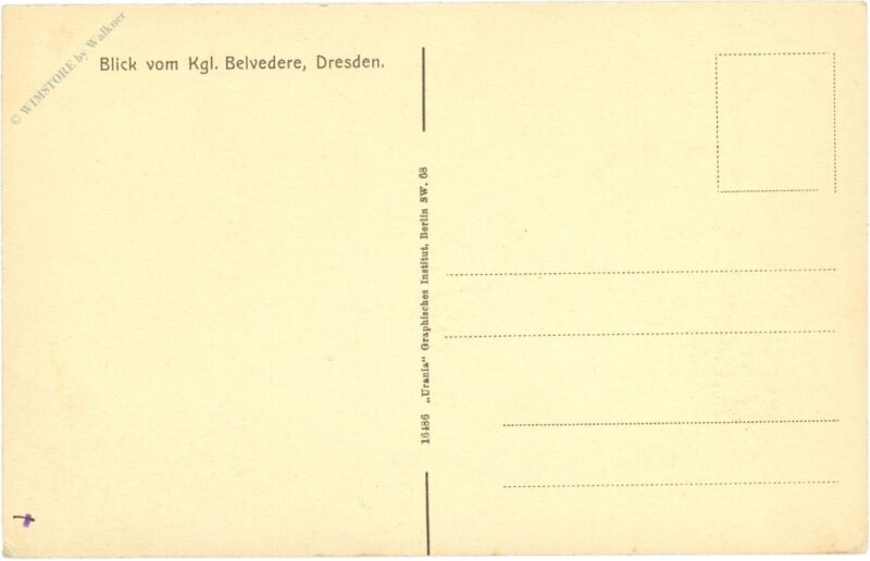 dresden, blick vom kgl. belvedere