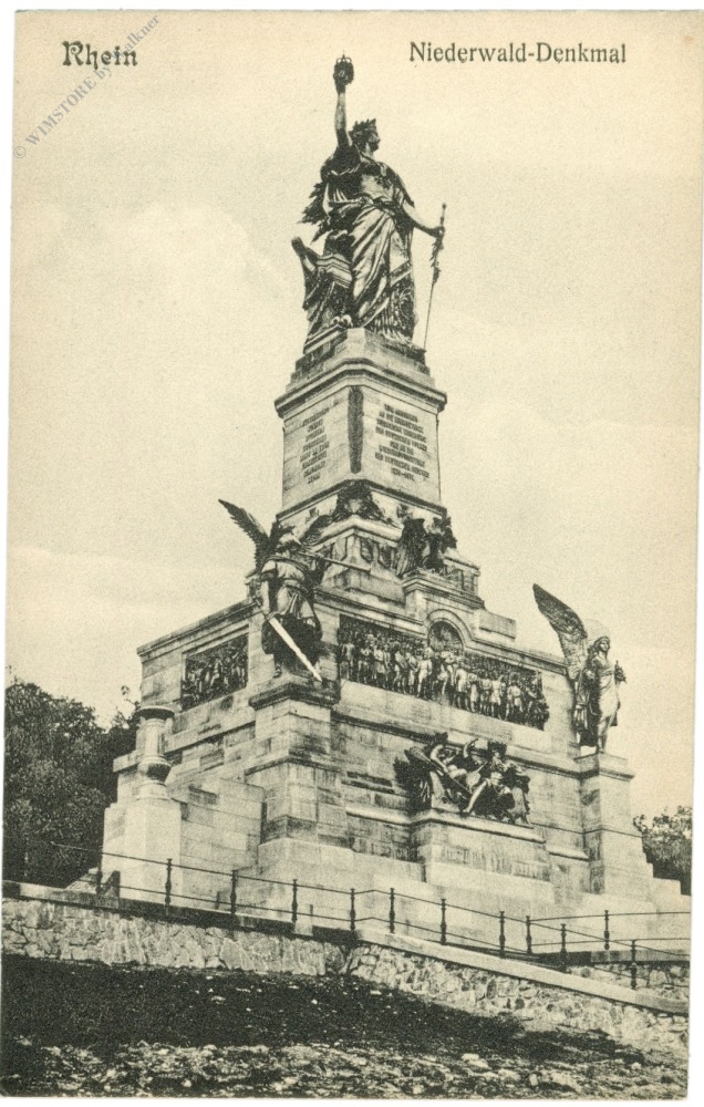 rüdesheim, niederwald denkmal rüdesheim, niederwald denkmal
