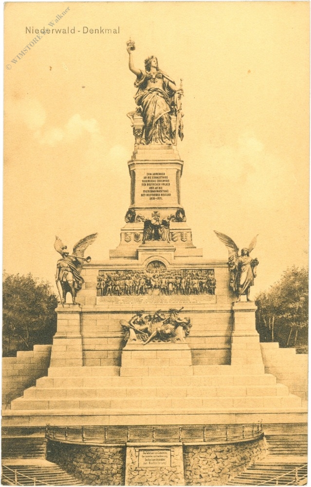 rüdesheim, niederwald denkmal rüdesheim, niederwald denkmal