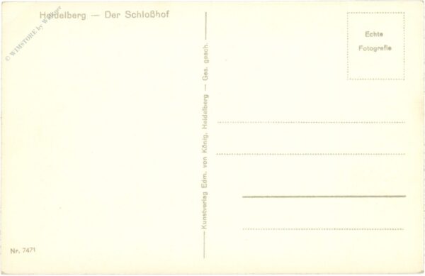 heidelberg, der schloßhof