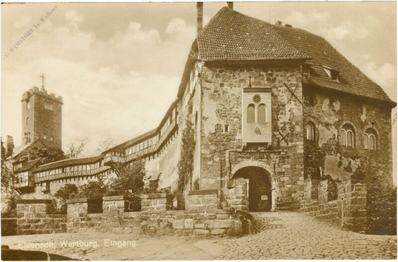 eisenach, wartburg, eingang eisenach, wartburg, eingang