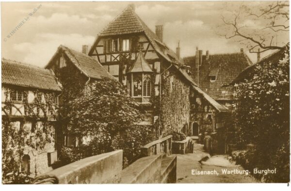 eisenach, wartburg, burghof