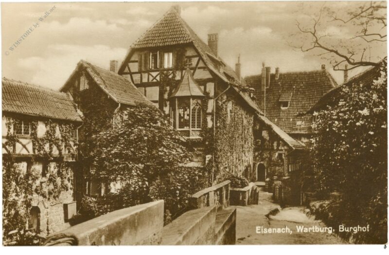 eisenach, wartburg, burghof eisenach, wartburg, burghof