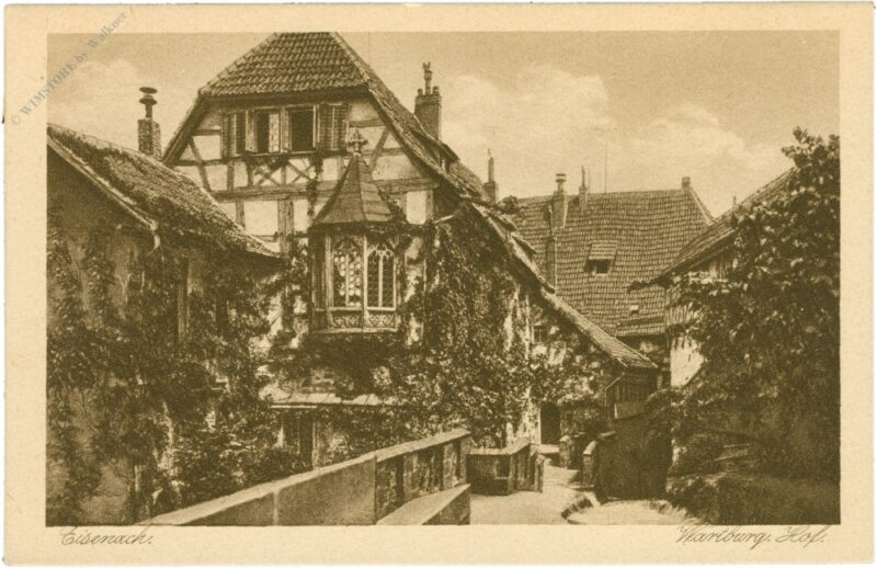 eisenach, wartburg, hof eisenach, wartburg, hof