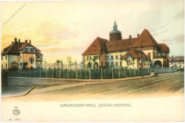 leipzig, lindenau, diakonissen haus
