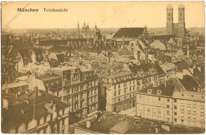 münchen, totalansicht