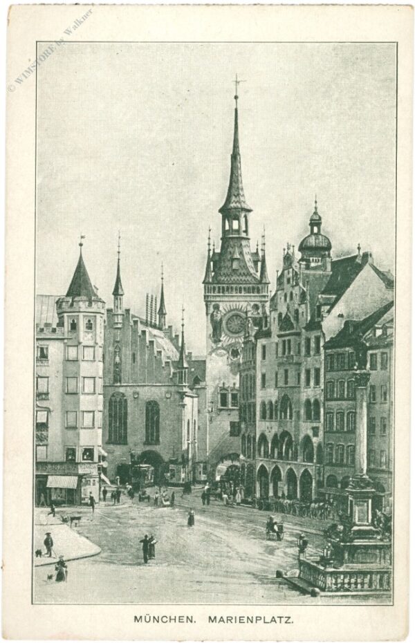 münchen, marienplatz münchen, marienplatz