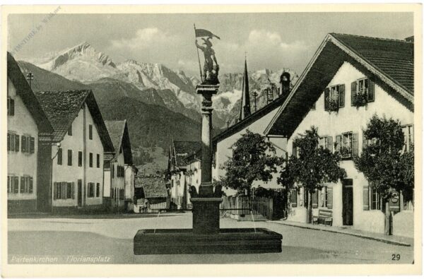 garmisch partenkirchen, floriansplatz