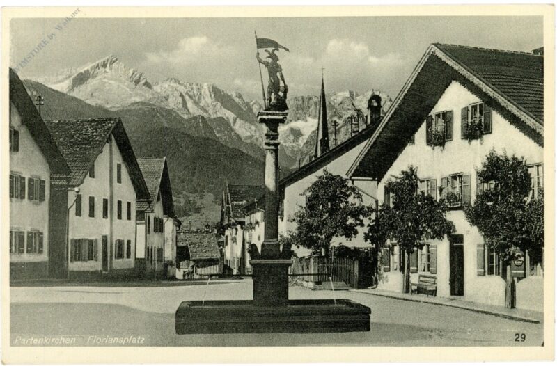 garmisch partenkirchen, floriansplatz garmisch partenkirchen, floriansplatz