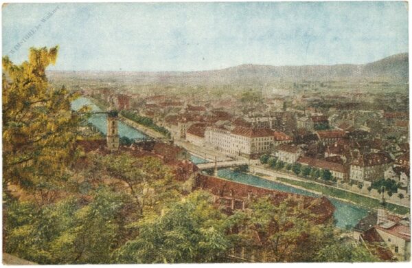 graz, gegen süden
