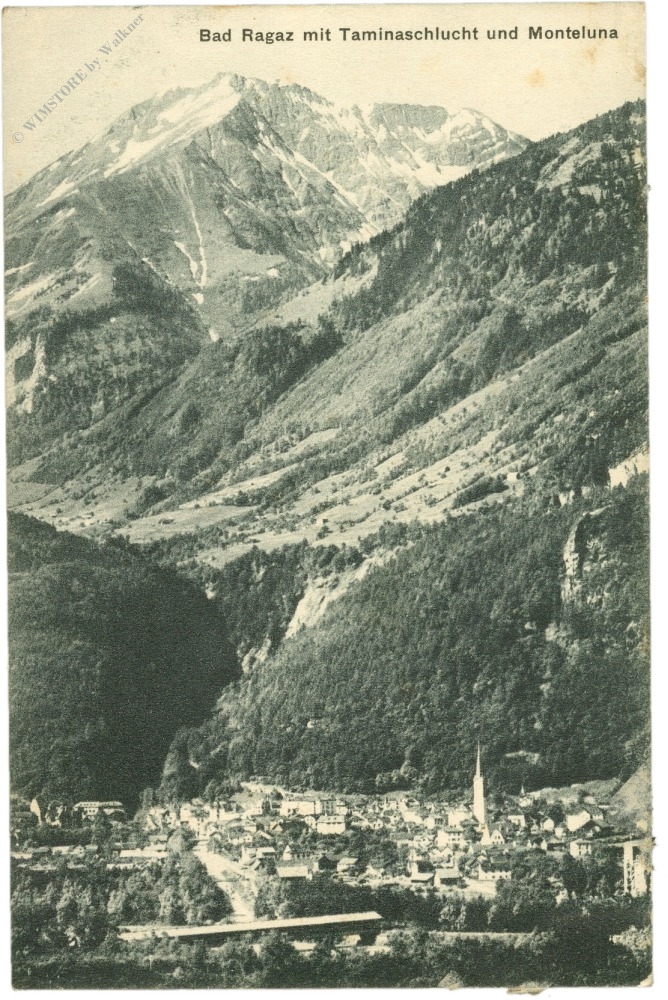 bad ragaz, mit taminaschlucht und monteluna