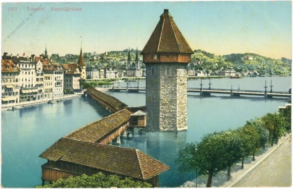 luzern, kapellbrücke