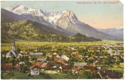 garmisch partenkirchen, mit alp und zugspitze