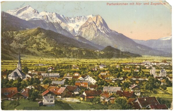garmisch partenkirchen, mit alp und zugspitze
