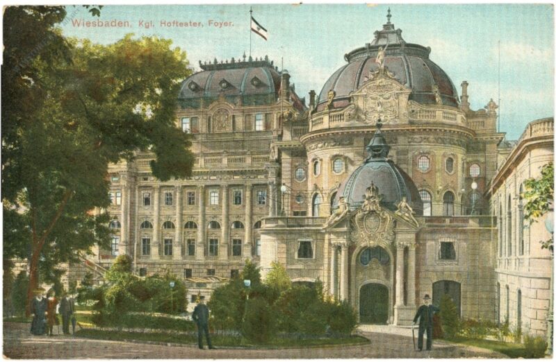 wiesbaden, kgl. hoftheater, foyer wiesbaden, kgl. hoftheater, foyer