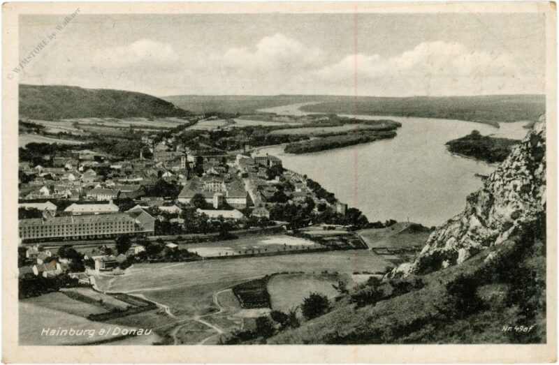 hainburg an der donau, ortsansicht hainburg an der donau, ortsansicht
