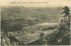 mendel, blick auf kaltern, den kalterer see und die dolomiten
