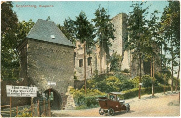 nüziders, sonnenberg, burgruine
