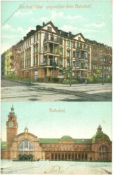 wiesbaden, hotel central gegenüber dem bahnhof
