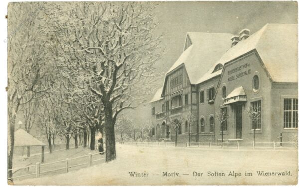 wien 14, winter, motiv, sofienalpe im wienerwald