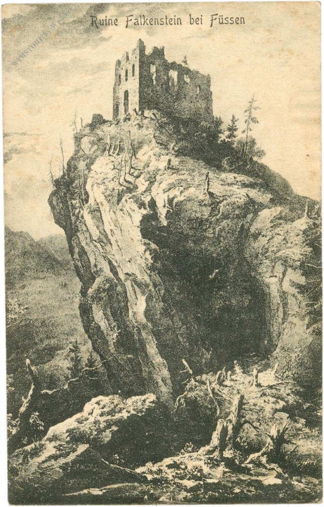füssen, ruine falkenstein füssen, ruine falkenstein