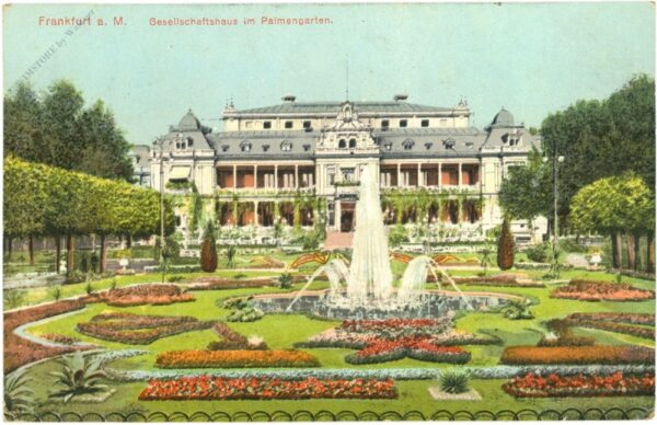 frankfurt am main, gesellschaftshaus im palmengarten