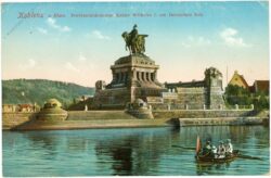 koblenz am rhein, provinzialdenkmal kaiser wilhelm i. am deutschen eck