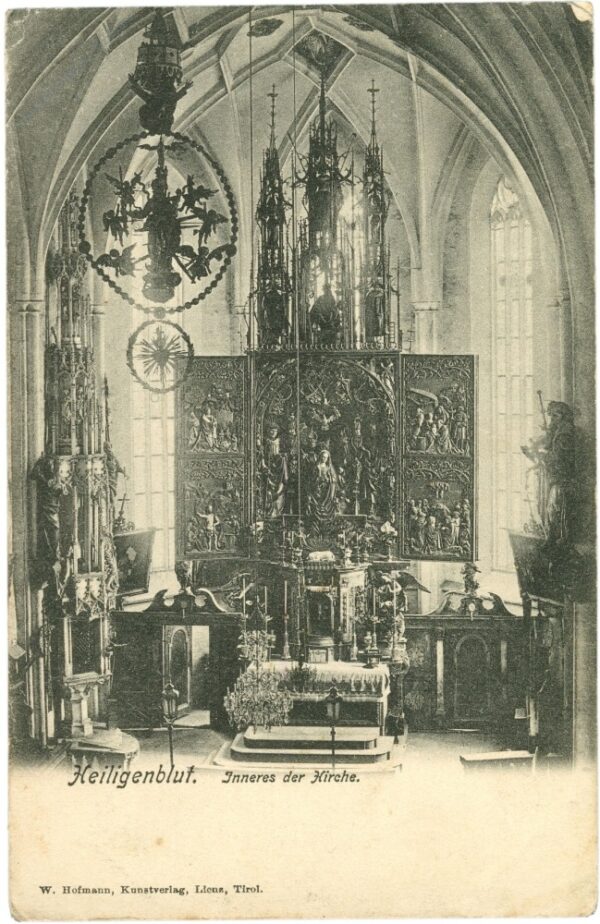 heiligenblut, inneres der kirche