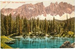 karersee, der untere karersee