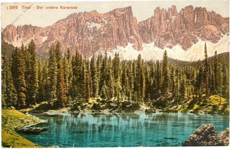 karersee, der untere karersee