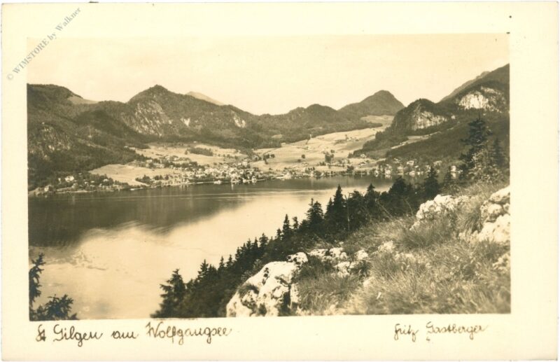st. gilgen am wolfgangsee, ansicht st. gilgen am wolfgangsee, ansicht