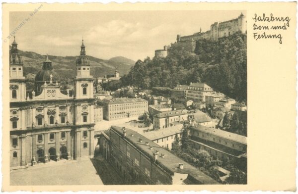 salzburg, dom und festung