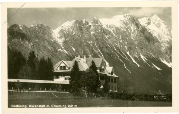 gröbming, kuranstalt mit grimming