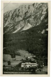 gröbming, kuranstalt mit kamm