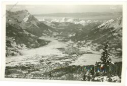 garmisch partenkirchen, blick vom wank