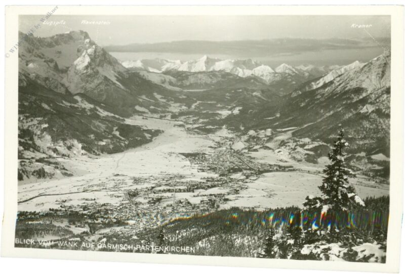 garmisch partenkirchen, blick vom wank garmisch partenkirchen, blick vom wank