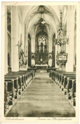 schrobenhausen, inneres der stadtpfarrkirche
