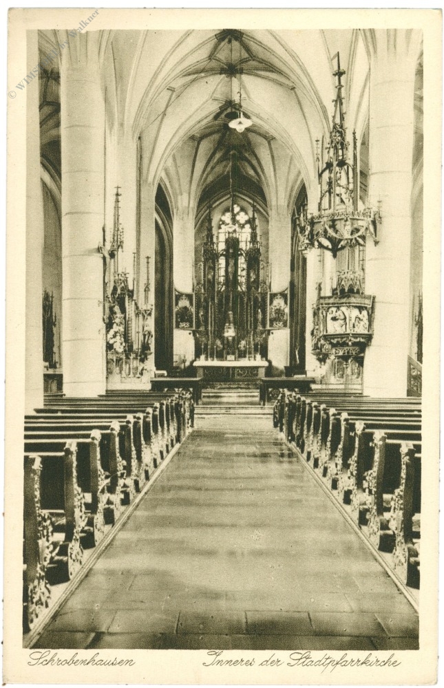 schrobenhausen, inneres der stadtpfarrkirche schrobenhausen, inneres der stadtpfarrkirche