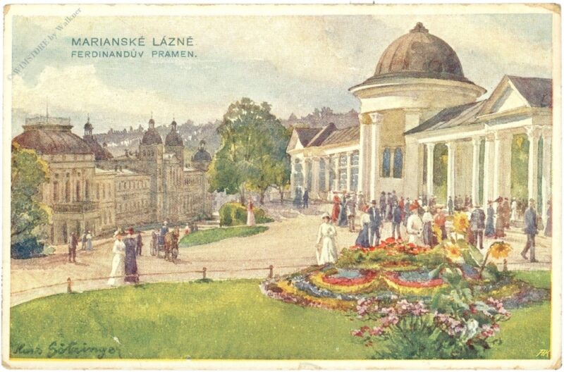 marienbad, ansicht marienbad, ansicht