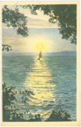 balaton, sonnenuntergang