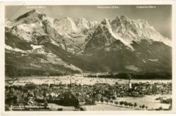 garmisch partenkirchen, mit zugspitzmassiv