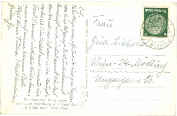 neroberg, totale mit opelbad und blick nach dem rhein