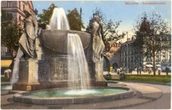 münchen, nornenbrunnen