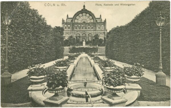 köln, flora, kaskade und wintergarten