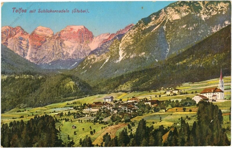 telfes, mit schlickernadeln telfes, mit schlickernadeln