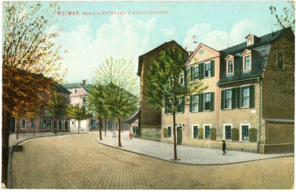 weimar, schillerstrasse und schillerhaus