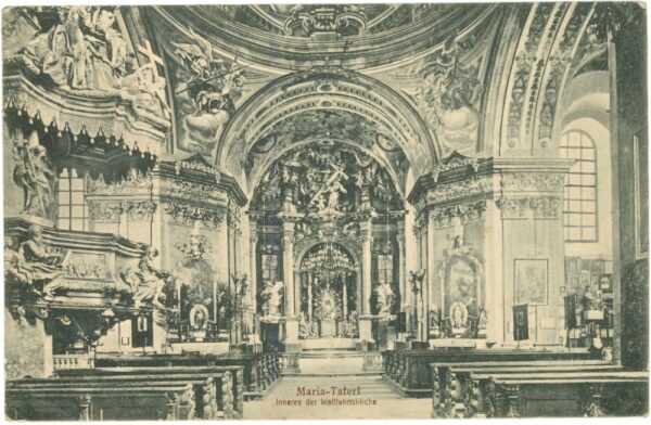 maria taferl, inneres der wallfahrtskirche